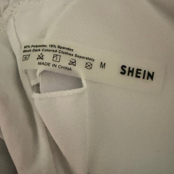 🎨 SHEIN Tie-Dye Smocked Bandeau Bikini Set (Size M) - Picture 7 of 8